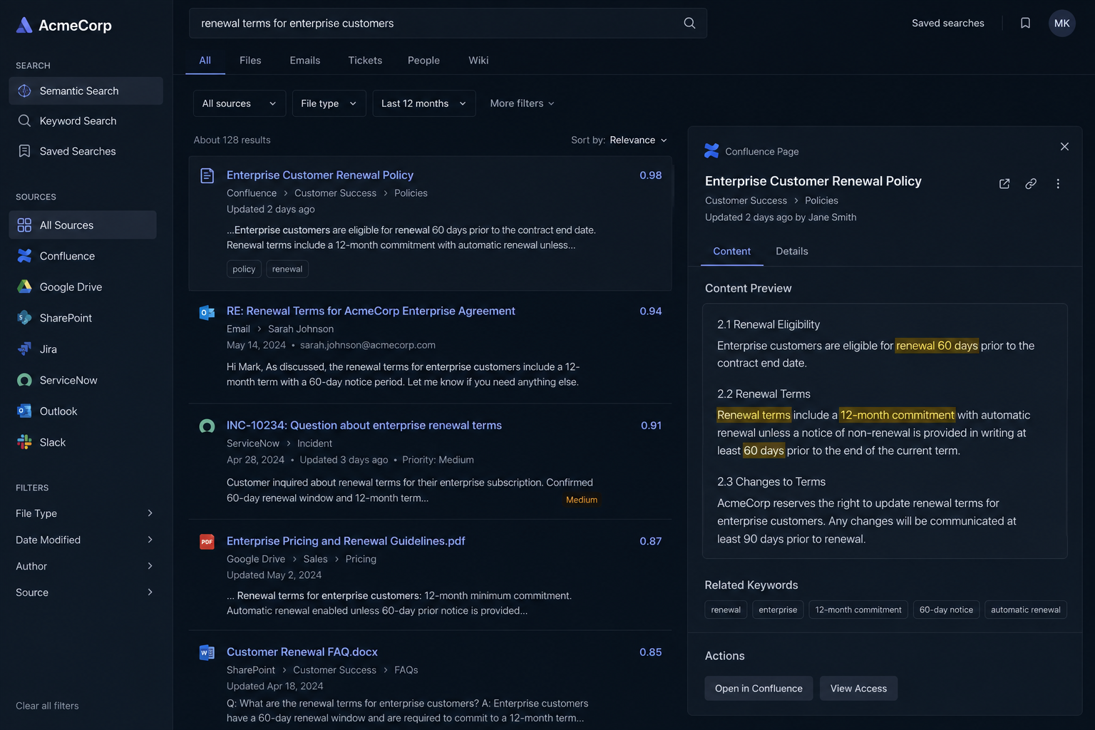 Enterprise Docs Search
